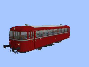 Variante 1.1 (VT 98, Schienenbus-Triebwagen VT 98, rot)