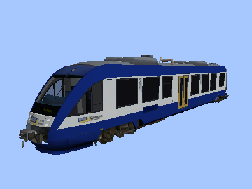 Variante 3.3 (648, Hocheinstieg, NordOstseeBahn VT303, Veolia weiss/blau)