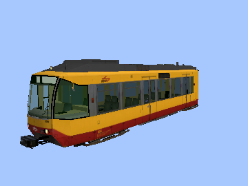 Variante 1.3 (450, GT8-100D/2S-M, A-Teil, Wg. 856, gelb/rot (AVG-Farben ab 2010))